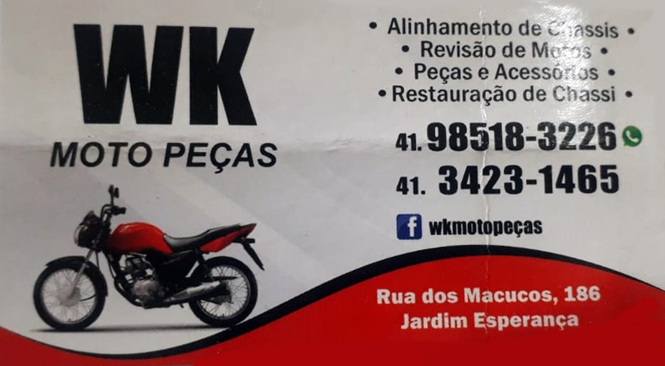WK MOTO PEÇAS